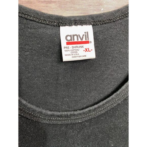 Vintage Australian Gold / Dolphins Black Tank Top Tanning Products Beach 90s - Picture 8 of 11